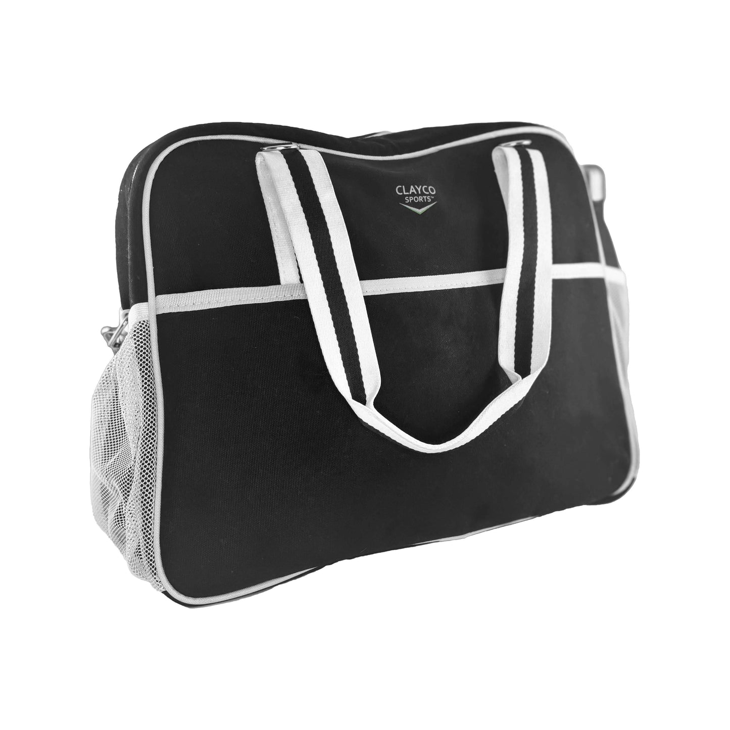 Back view of pickleball shoulder bag highlighting adjustable shoulder strap