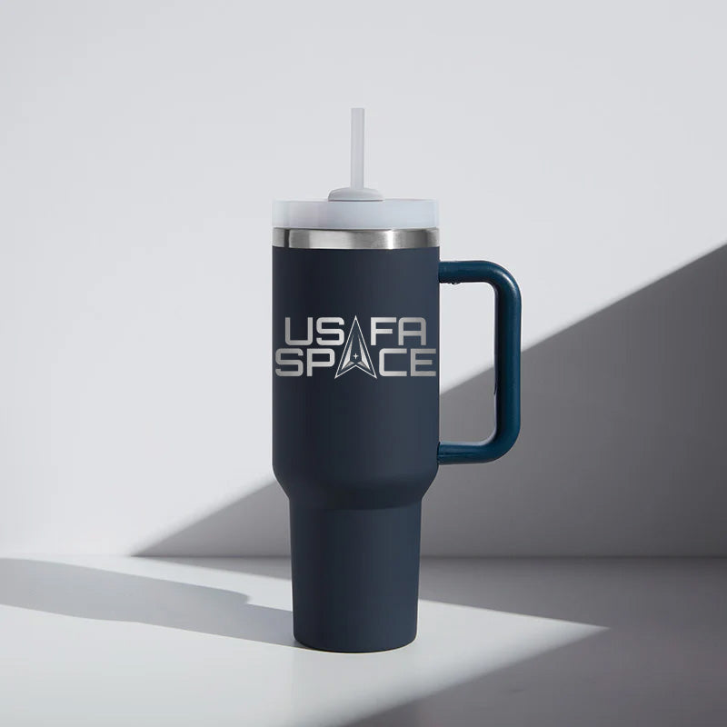 Engraved 40oz USAFA Space Tumbler – Stainless Steel