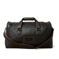 Engraved Leather Duffel Bag