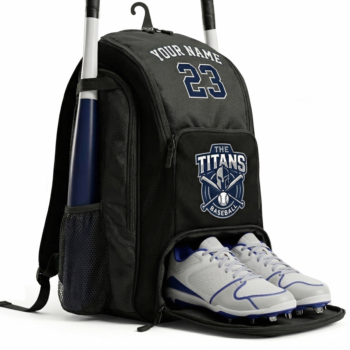 Baseball Backpack All Black